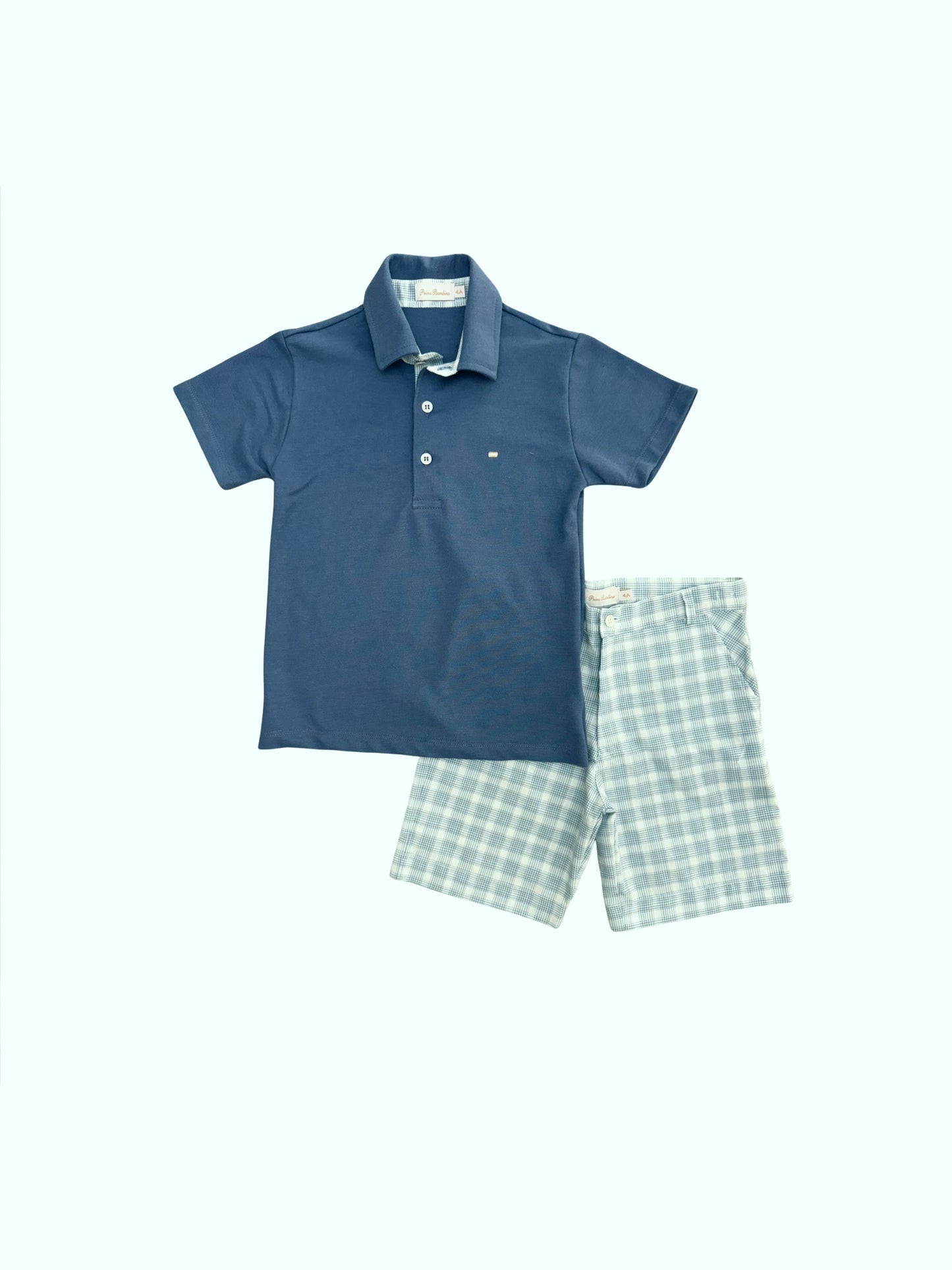 Conjunto polo com bermuda Rose - 11907
