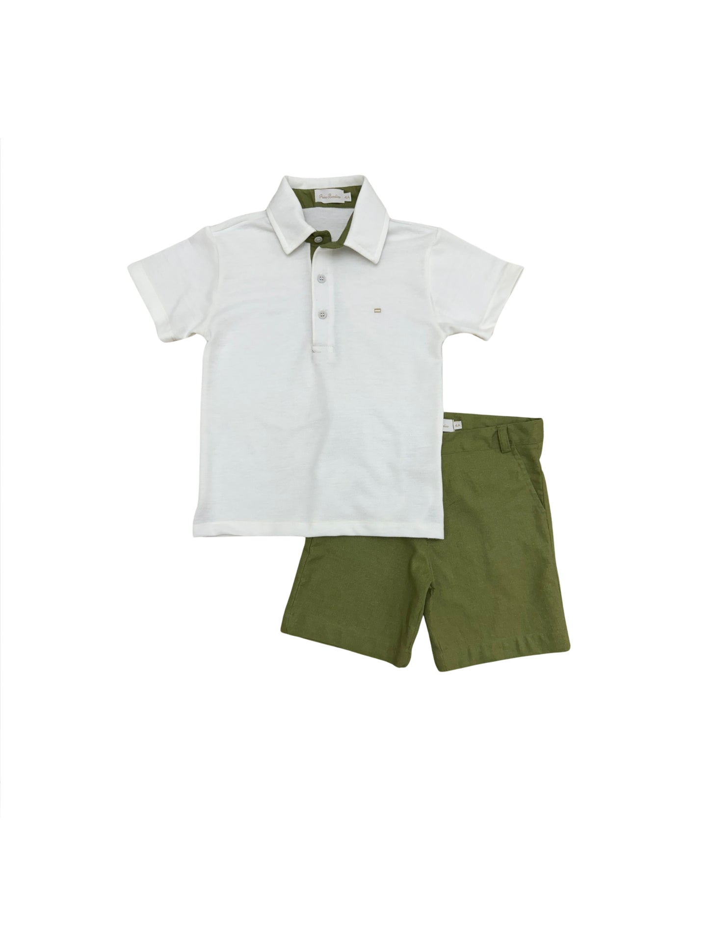 Conjunto polo com bermuda Gardênia - 11815