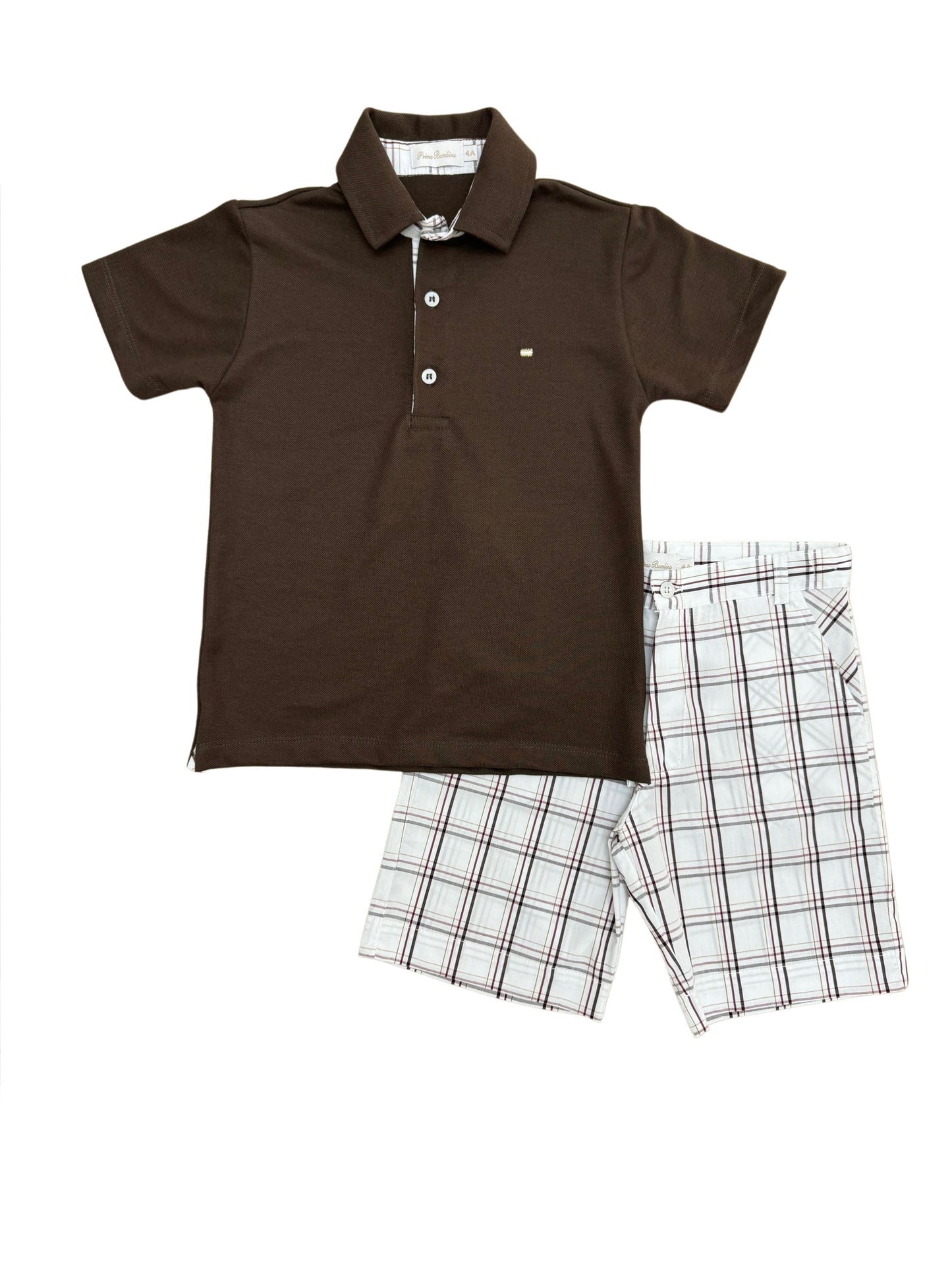 Conjunto polo com bermuda Gérbera - 11838