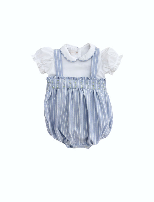 Pimpão jardineira feminina listra Orchídea - 11885