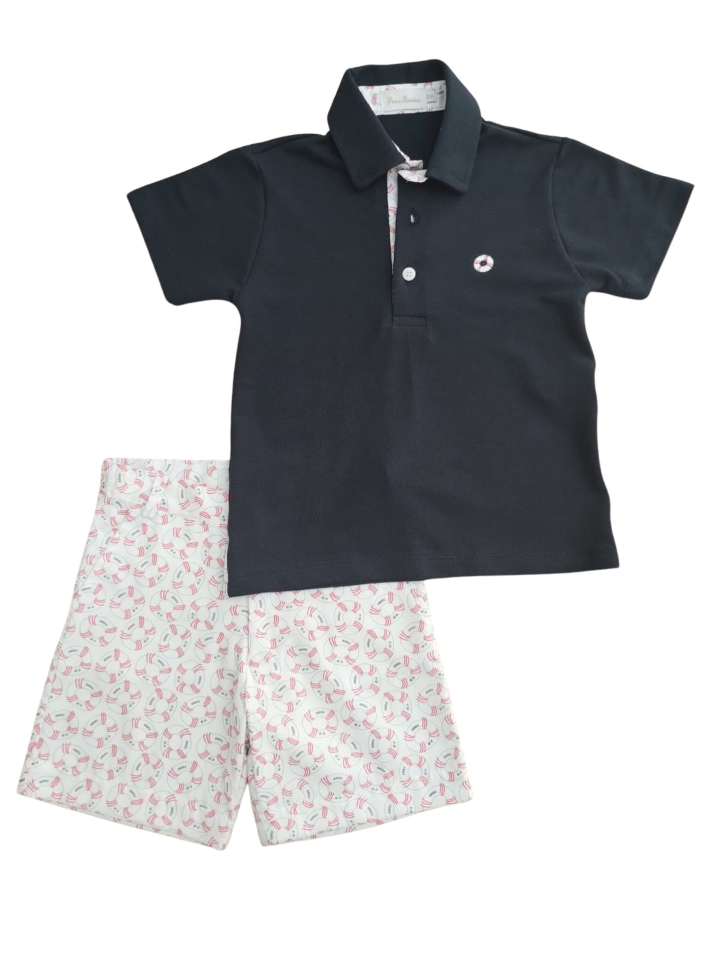 Conjunto polo marinho com bermuda Mare - 11665
