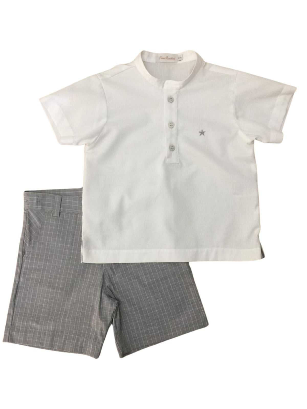 Conjunto camisa gola padre com bermuda Stellato - 11530