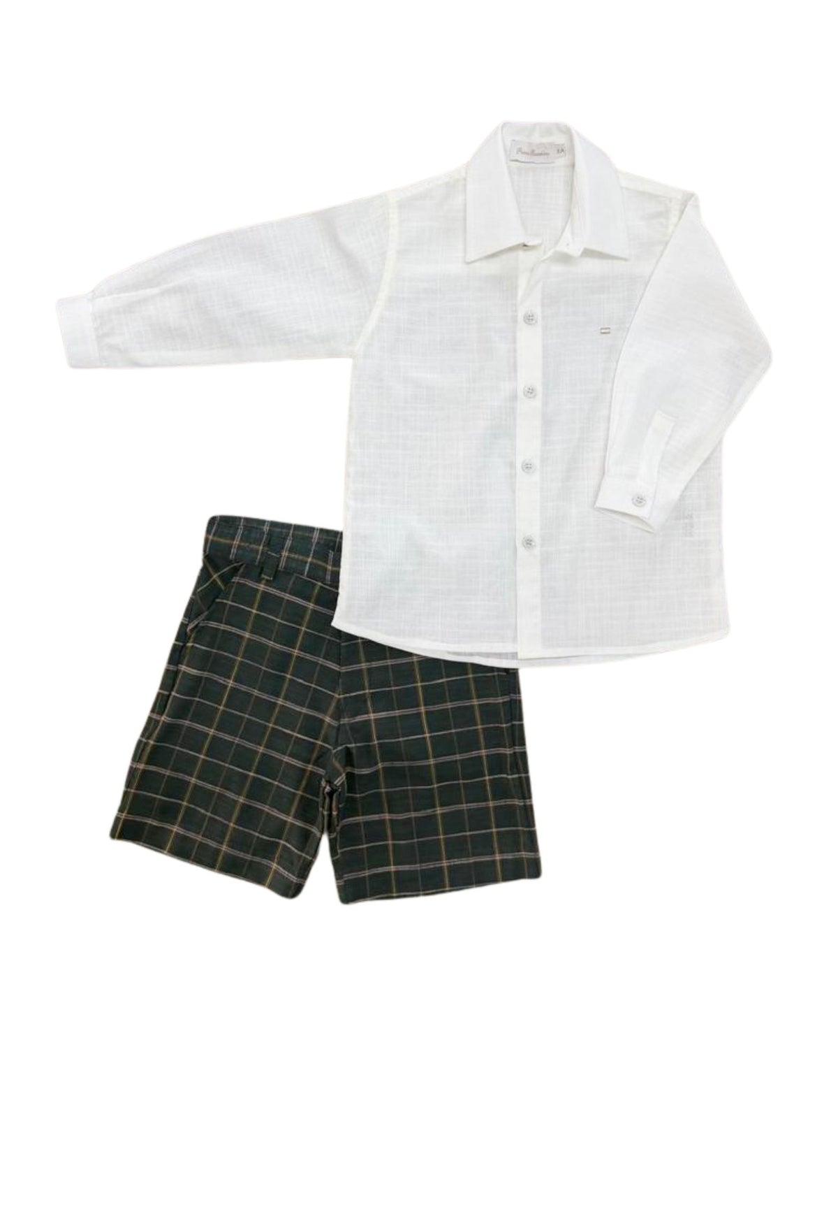 Conjunto infantil camisa com bermuda Noel