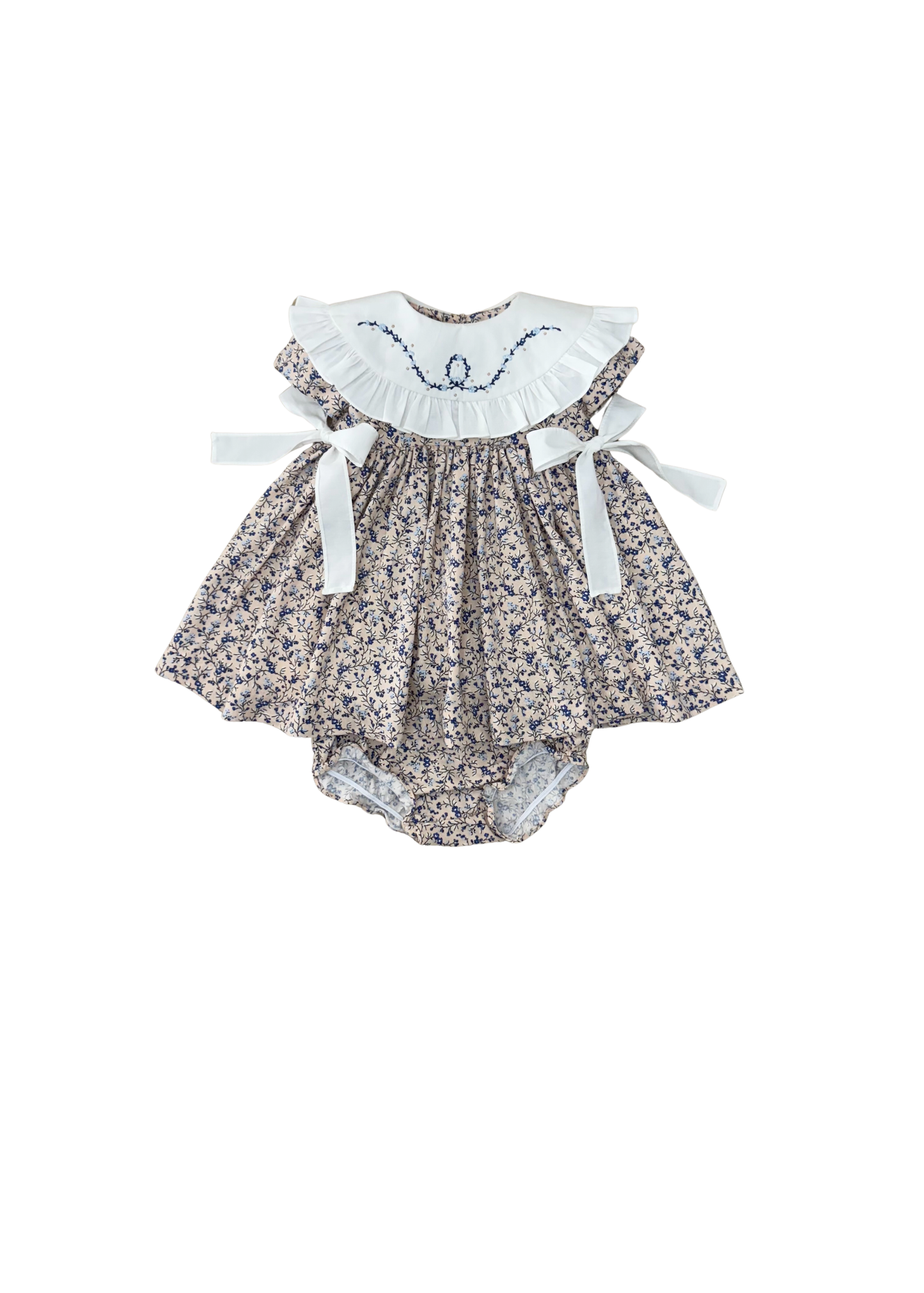 Vestido bebê estampa Fuji