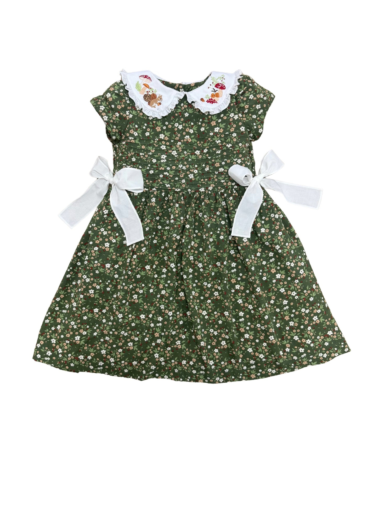 Vestido infantil estampa Giverny