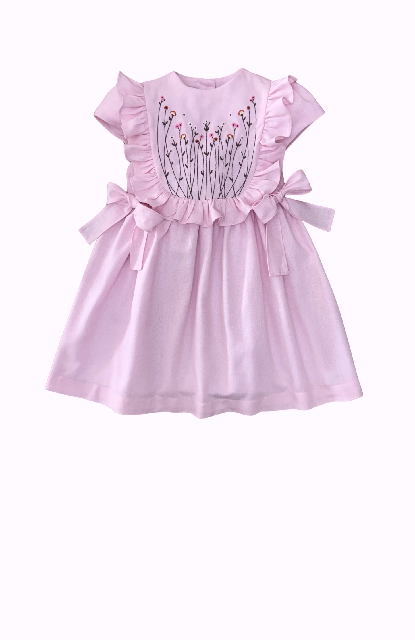 Vestido infantil Rosa Nara