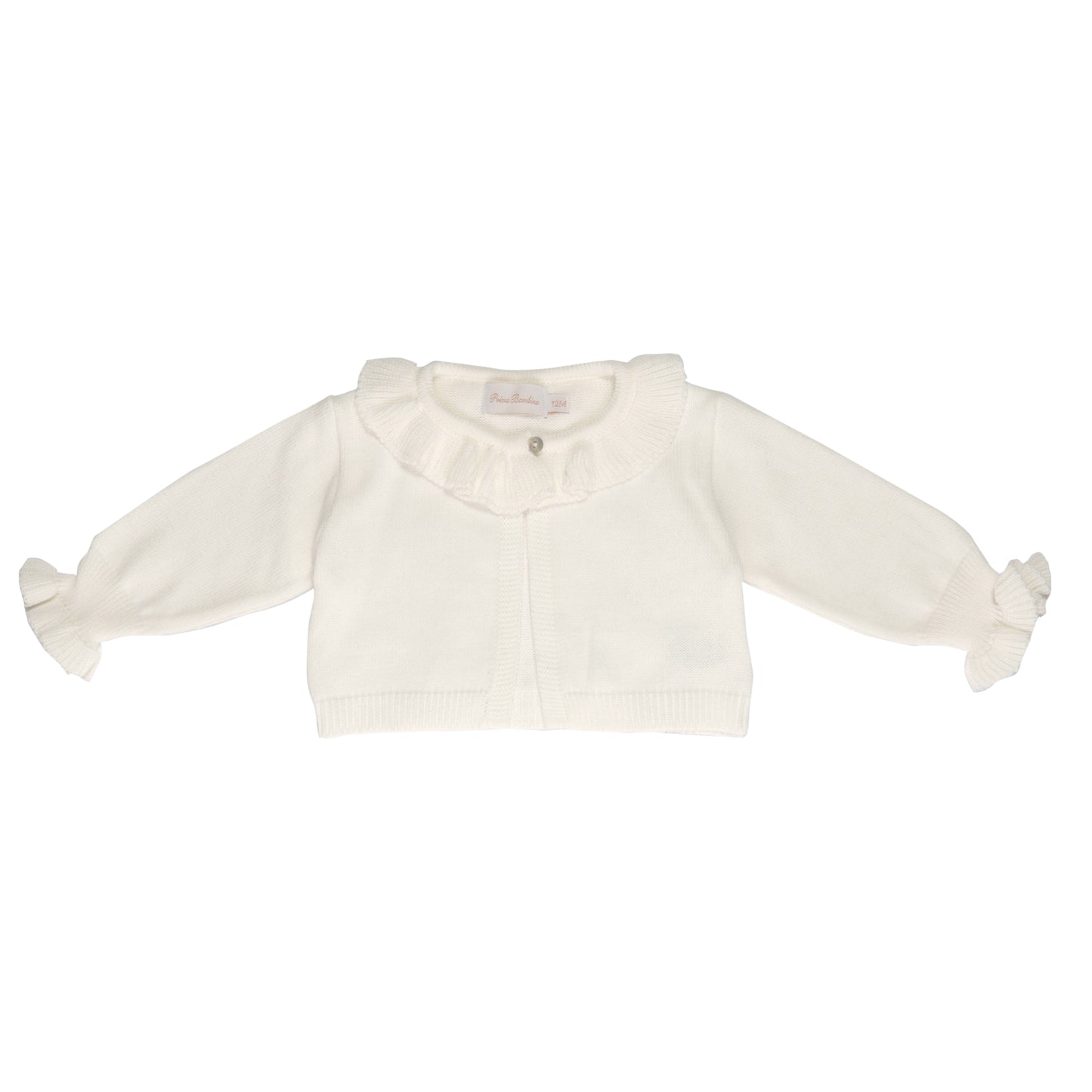 Cardigan bebê feminino tricot Natural - 10891 (11227)