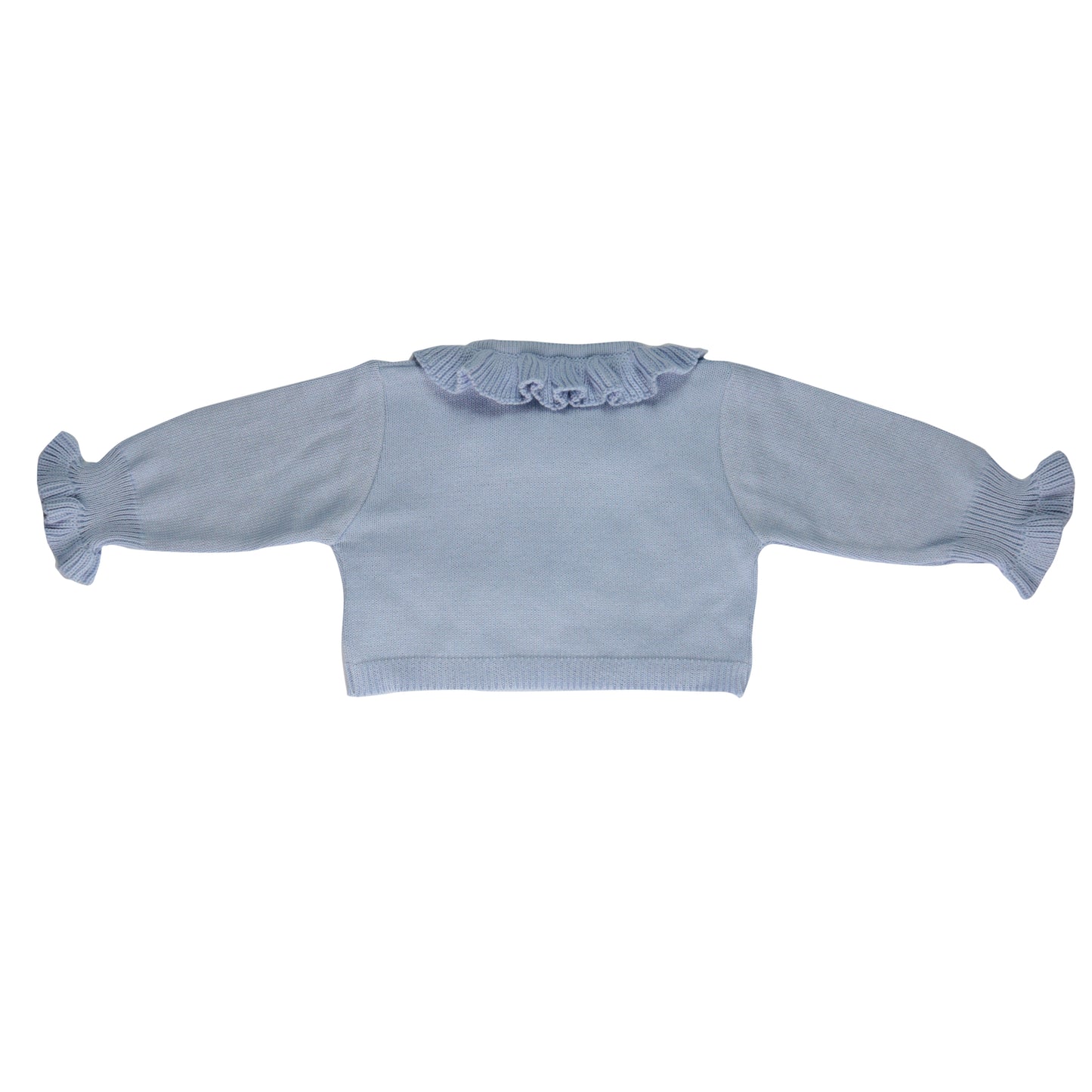 Cardigan bebê feminino tricot azul bb - 9900