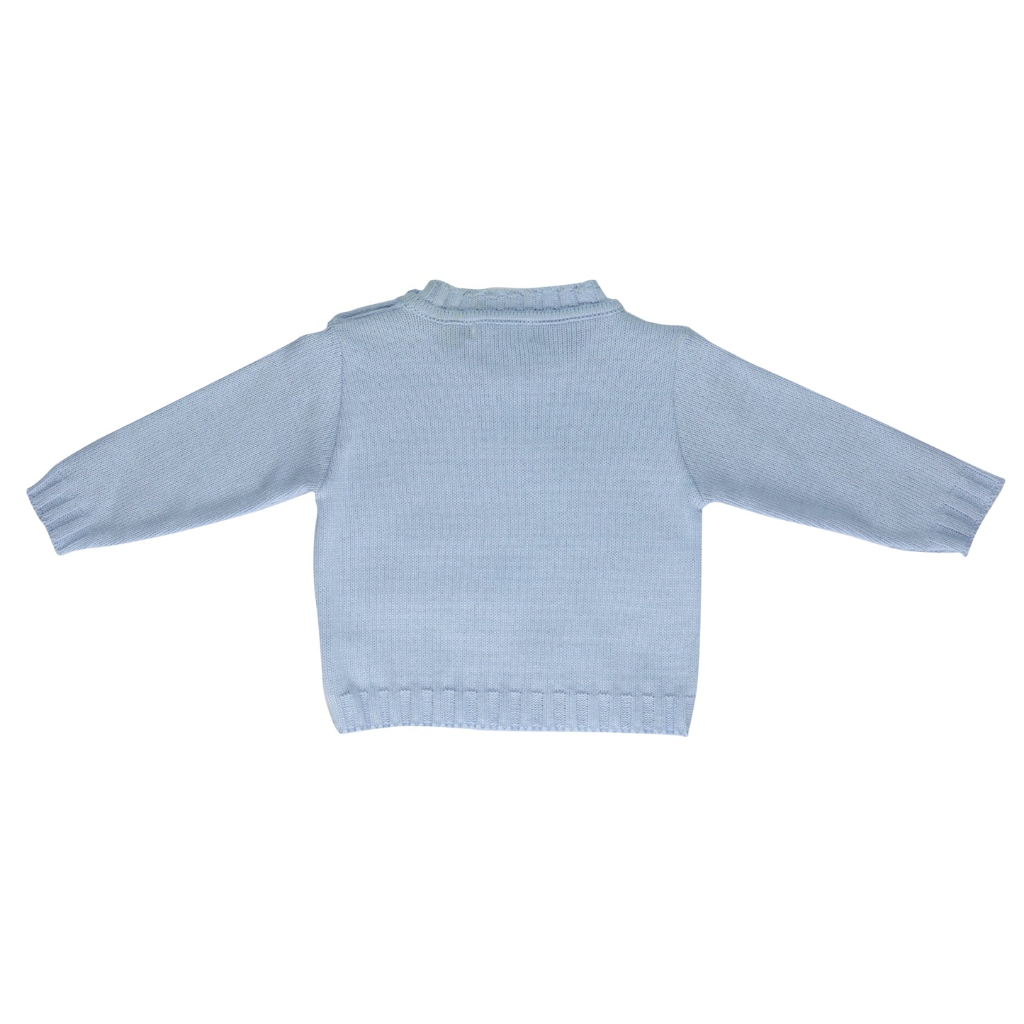 Cardigan bebê masculino tricot azul bb - 7182