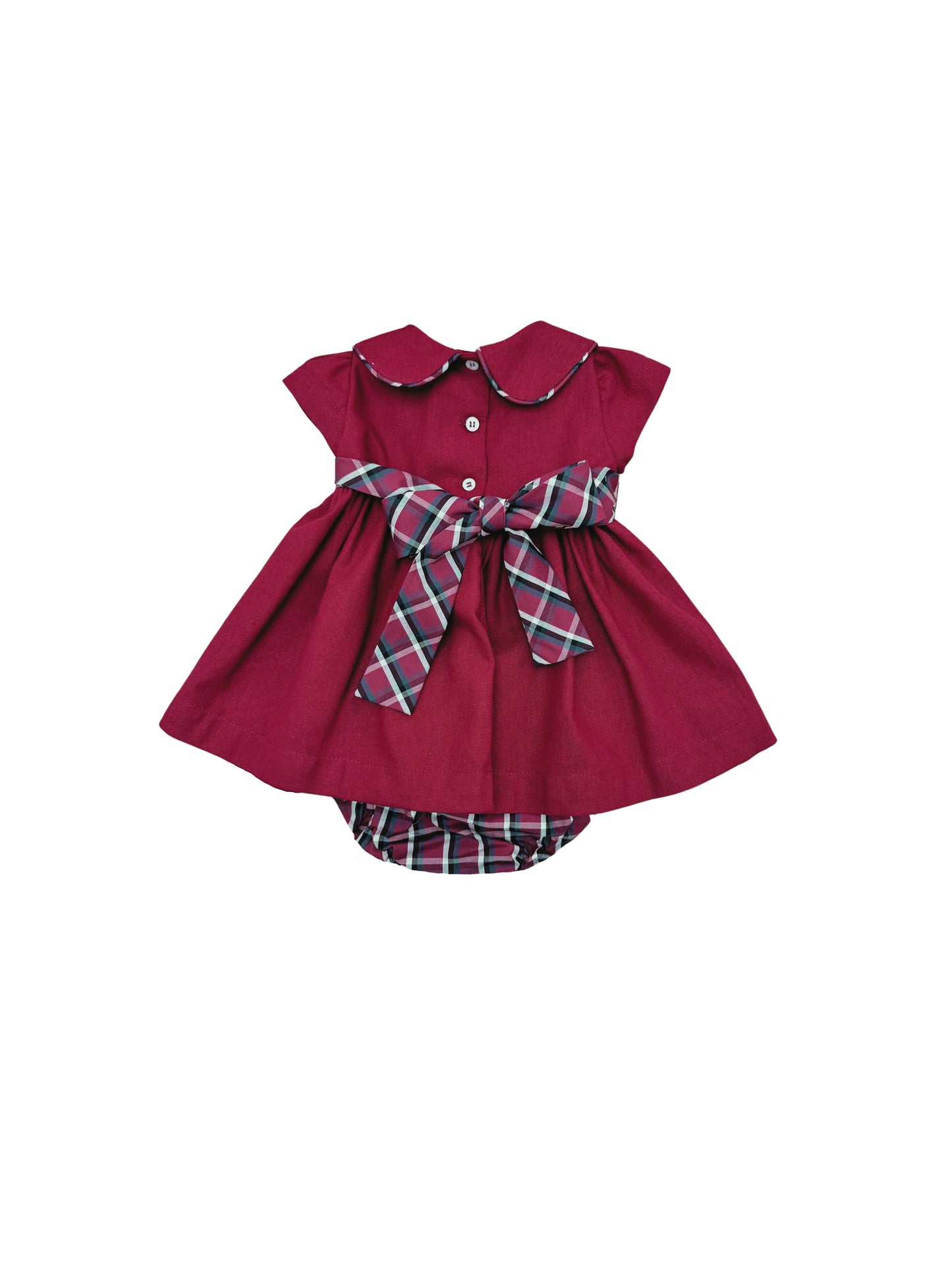 Vestido bebê bordô Orso - 11389
