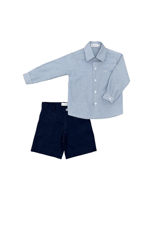 Conjunto infantil camisa com bermuda Hakone
