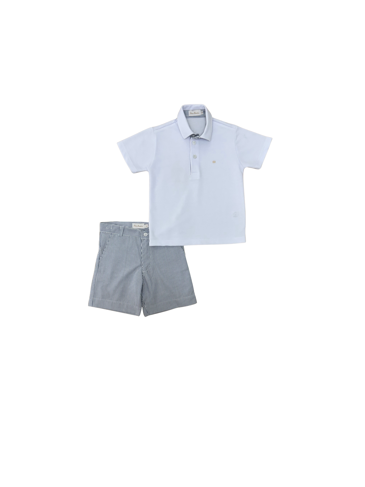 Conjunto infantil polo com bermuda Hakone