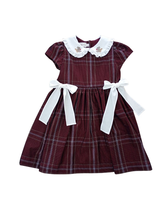 Vestido veludo cotelê London - 11177