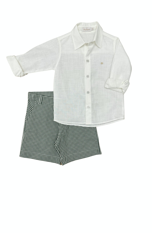 Conjunto camisa com bermuda Fogli - 11560