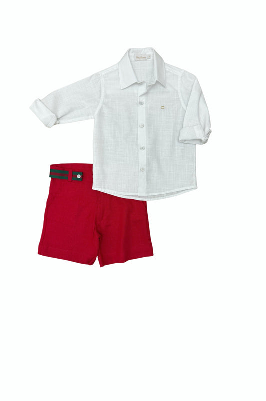 Conjunto camisa com bermuda Ballet - 11687