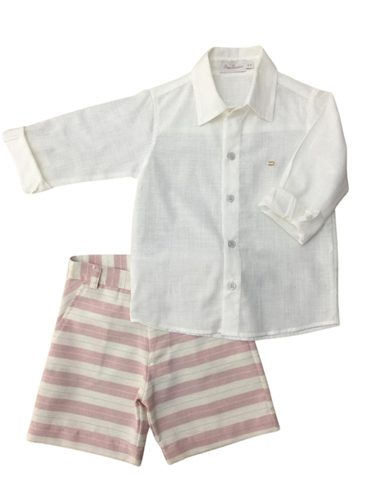 Conjunto camisa com bermuda Ciliegie - 11627