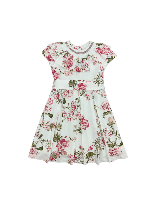 Vestido gola babado Capri - 12175