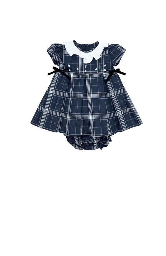Vestido bebê xadrez Tokyo - 12446