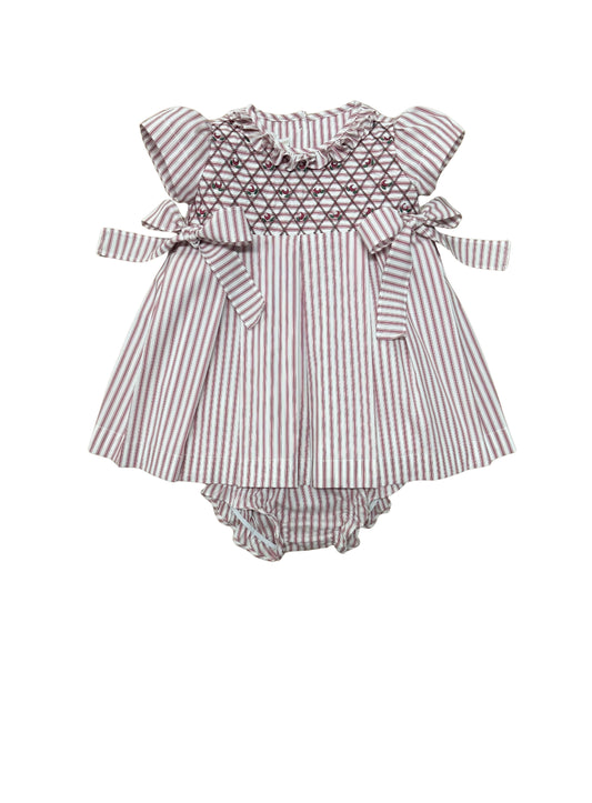 Vestido bebê listra Triomphe