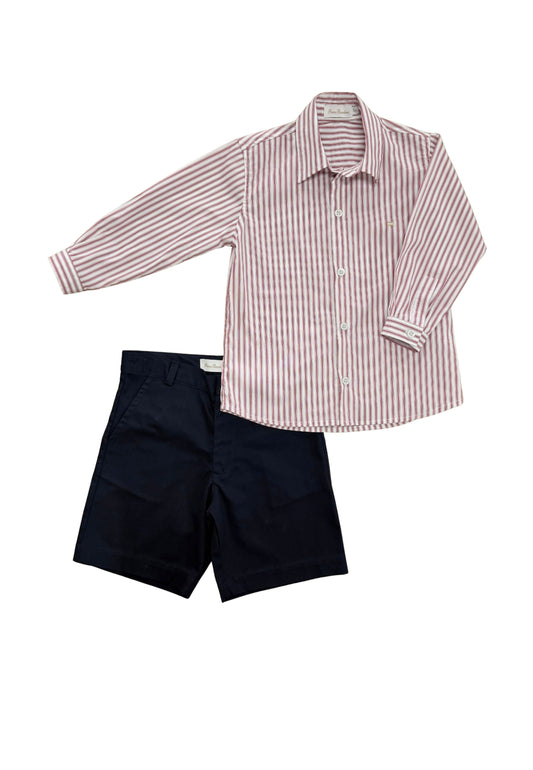Conjunto infantil camisa com bermuda Triomphe