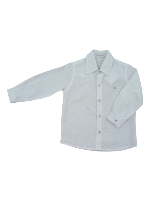 Camisa masculina clássica branca - 12012
