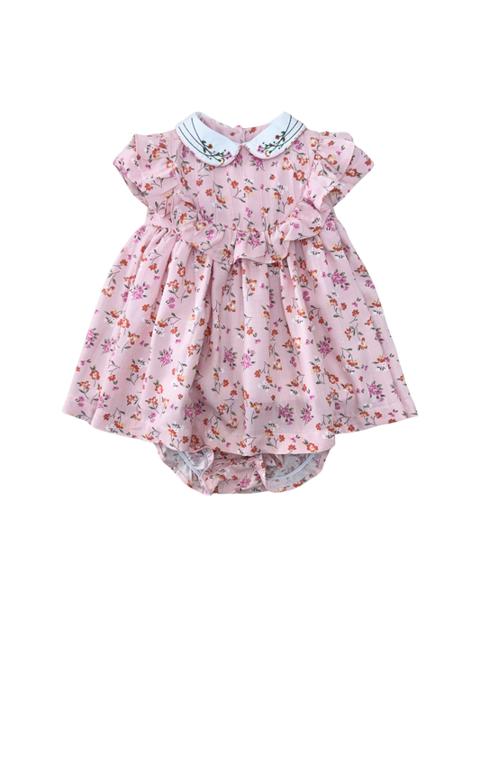 Vestido bebê estampa Nara - 12356