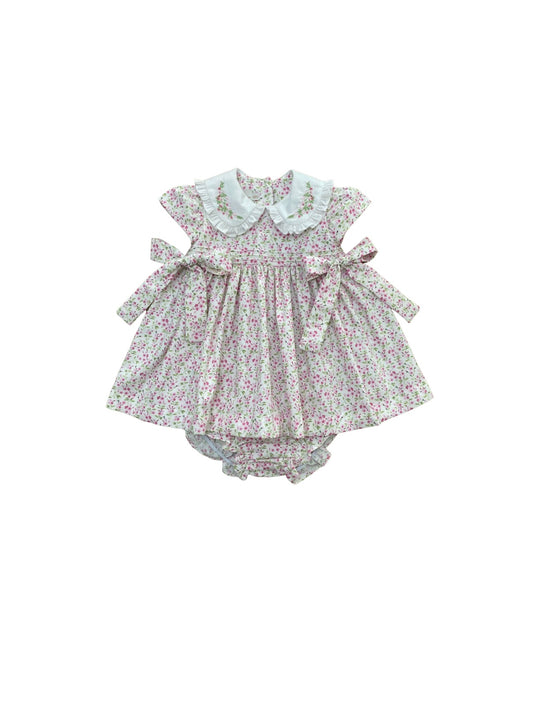 Vestido bebê estampa Carlota - 11279
