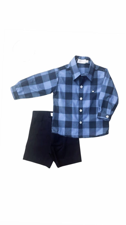 Conjunto camisa com bermuda Roma - 11451