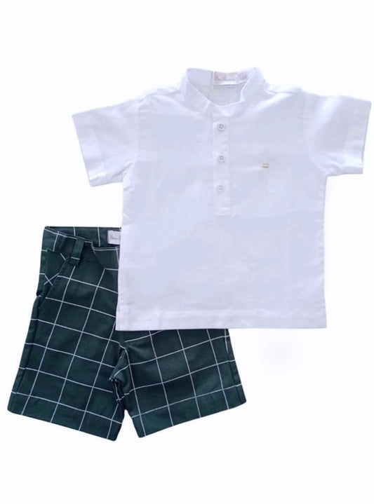 Conjunto camisa gola padre com bermuda Ramo - 12321