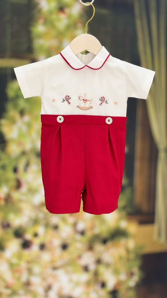 Macacão masculino vermelho Giostra - 12243