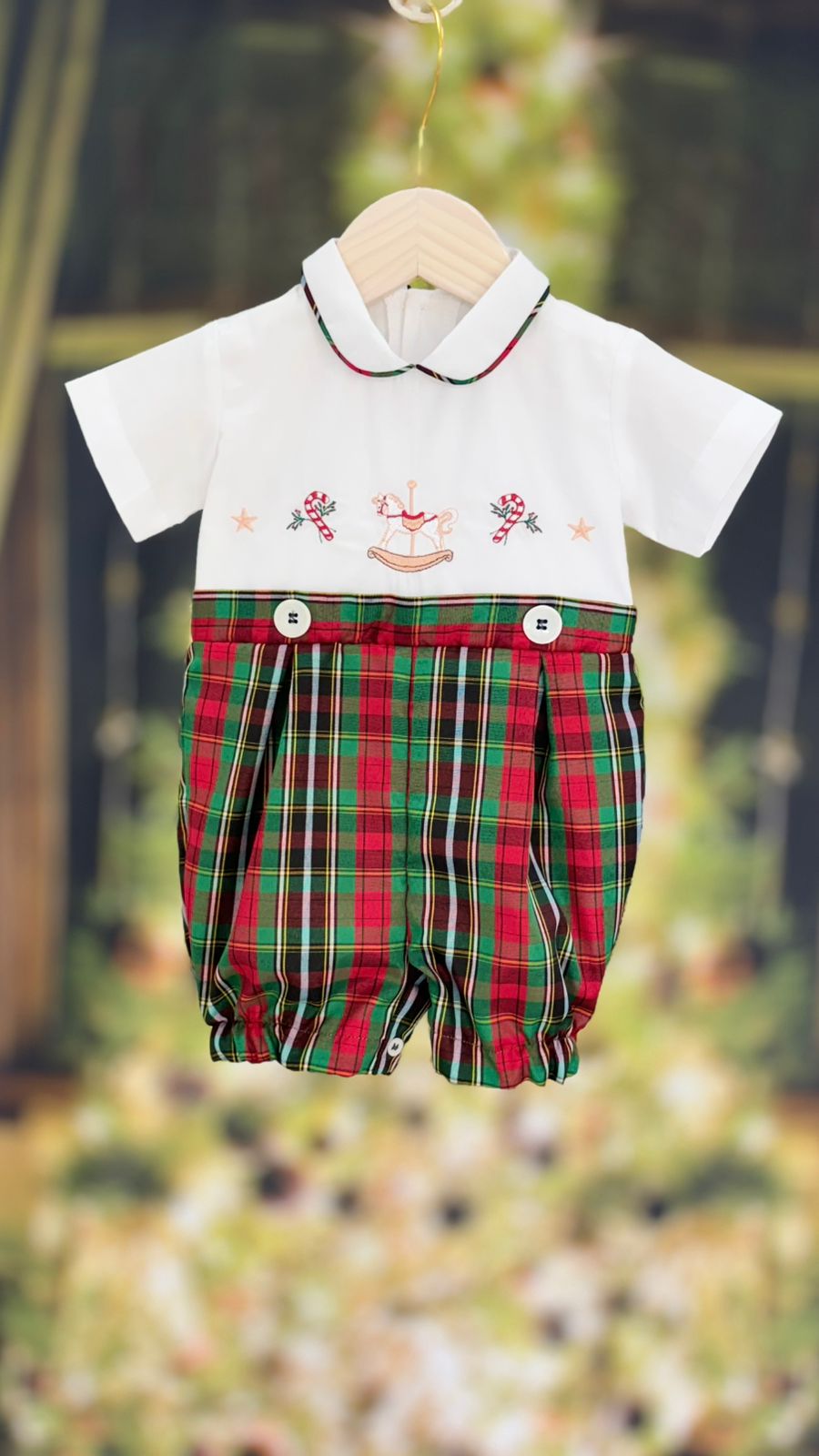 Macacão masculino xadrez Giostra - 12244