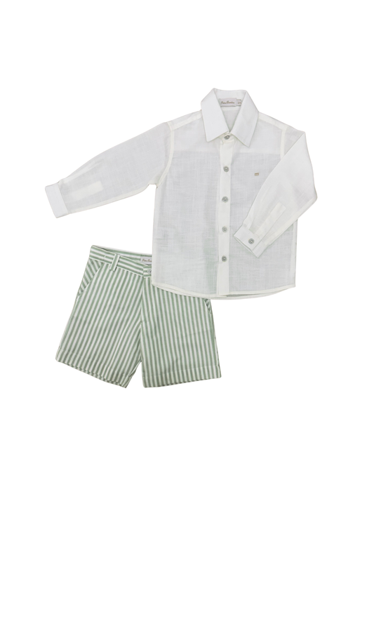 Conjunto infantil camisa com bermuda Hokkaido