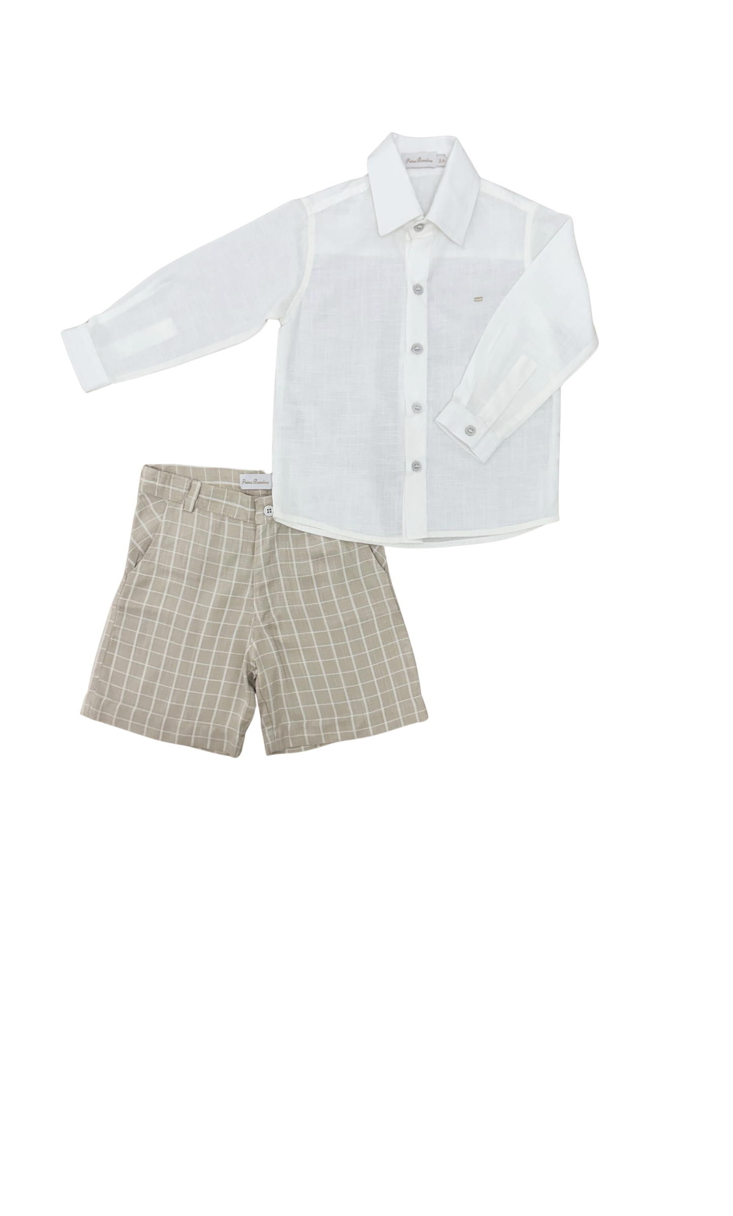 Conjunto infantil camisa com bermuda Himiji
