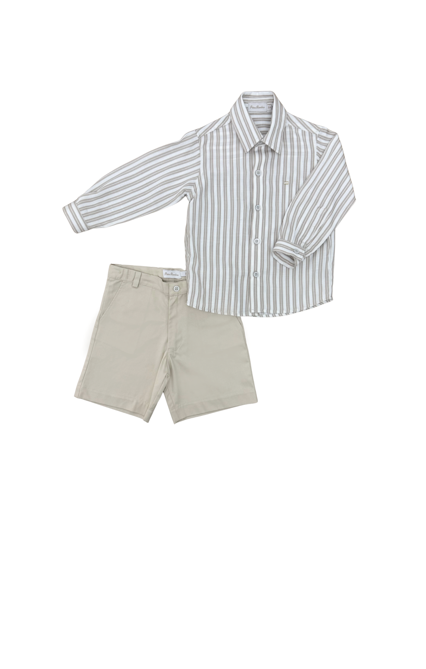 Conjunto infantil camisa com bermuda Kanazawa