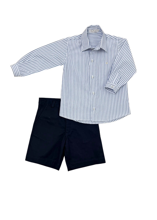 Conjunto infantil masculino camisa com bermuda Palais Royal