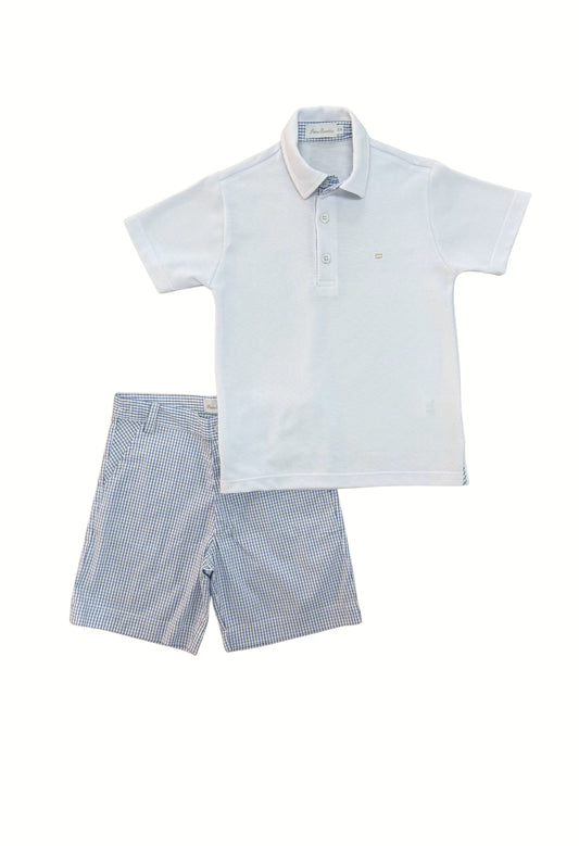 Conjunto infantil polo com bermuda Champs-Elysees