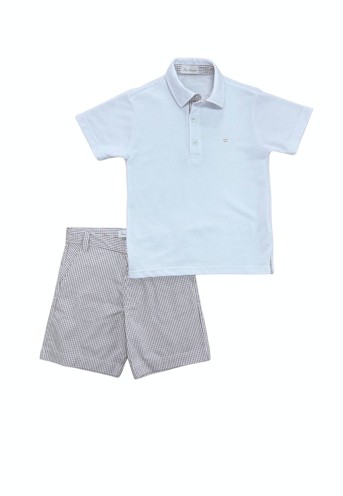 Conjunto infantil polo com bermuda Vosges