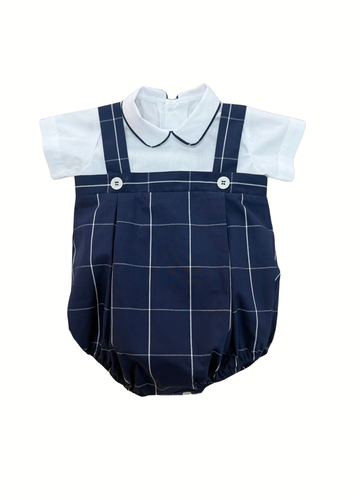 Pimpão masculino xadrez marinho France