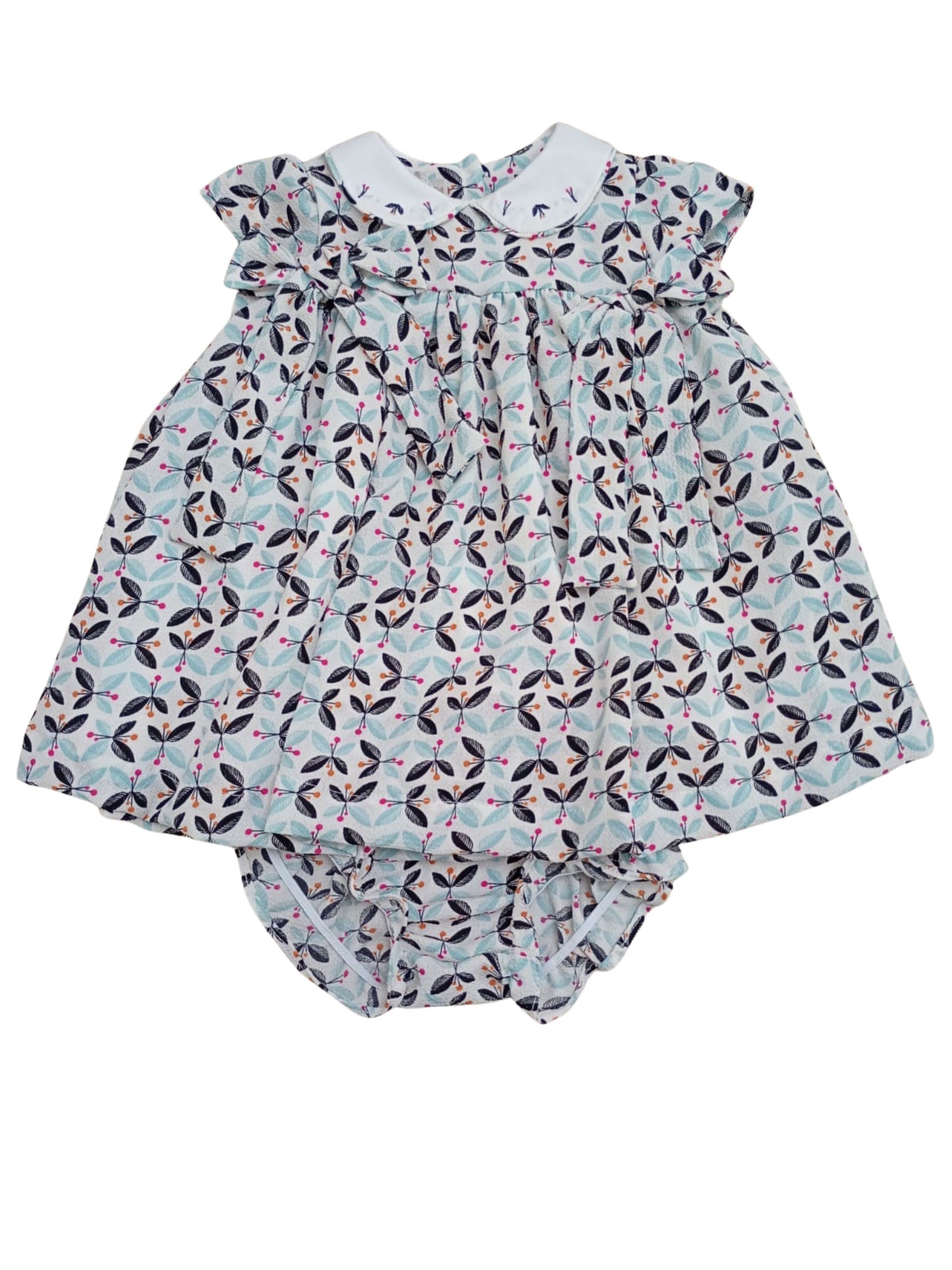 Vestido bebê estampa Lírio