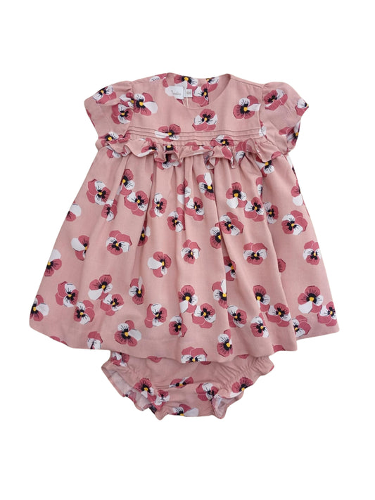 Vestido bebê estampa Seda