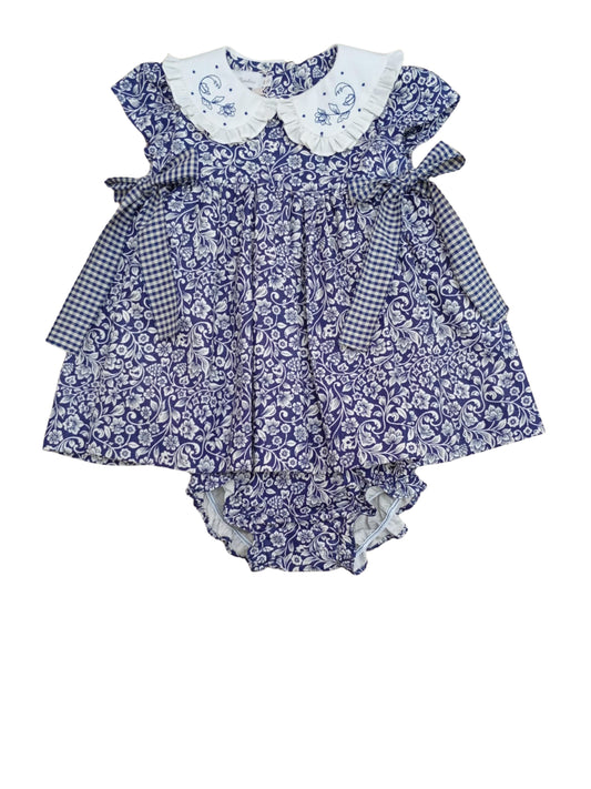 Vestido bebê estampa Lune