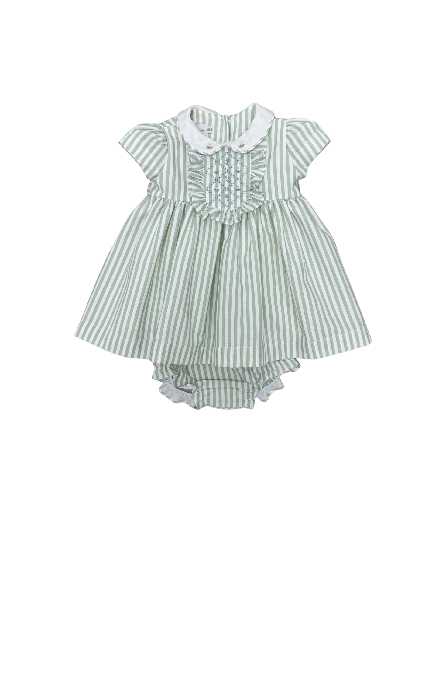 Vestido bebê listra Hokkaido