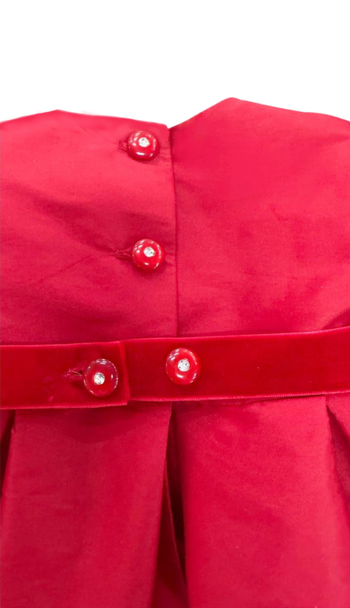 Vestido bebê tafetá Vermelho Opera PRÉ-VENDA (ENVIO À PARTIR DE 30/10/2026)