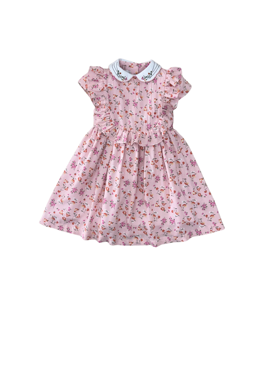 Vestido infantil estampa Nara