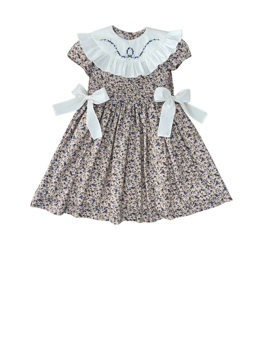Vestido infantil estampa Fuji