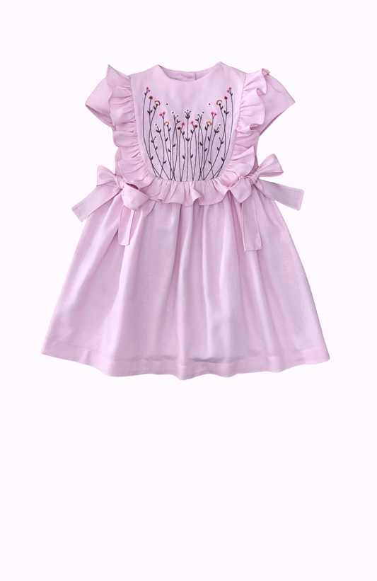 Vestido infantil Rosa Nara