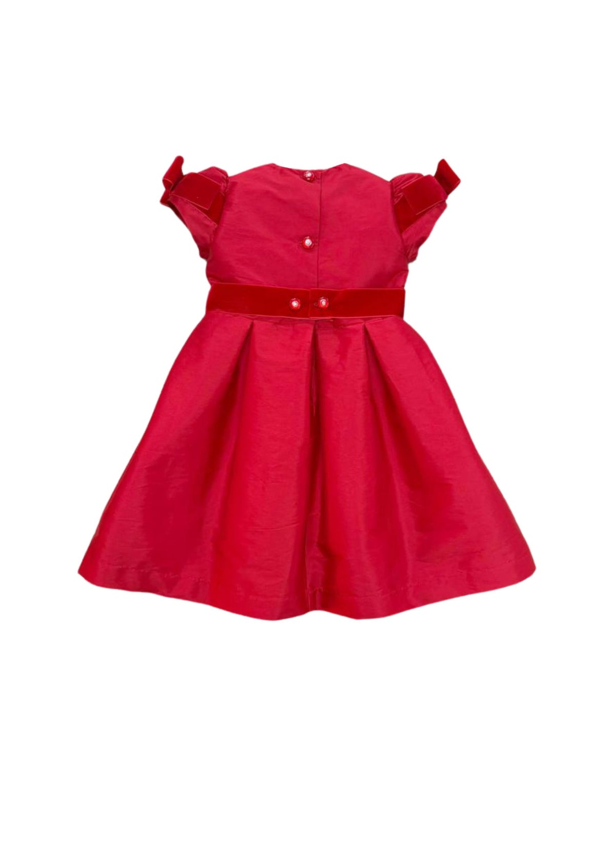 Vestido infantil tafetá vermelho Opera PRÉ-VENDA (ENVIO À PARTIR DE 30/10/2026)