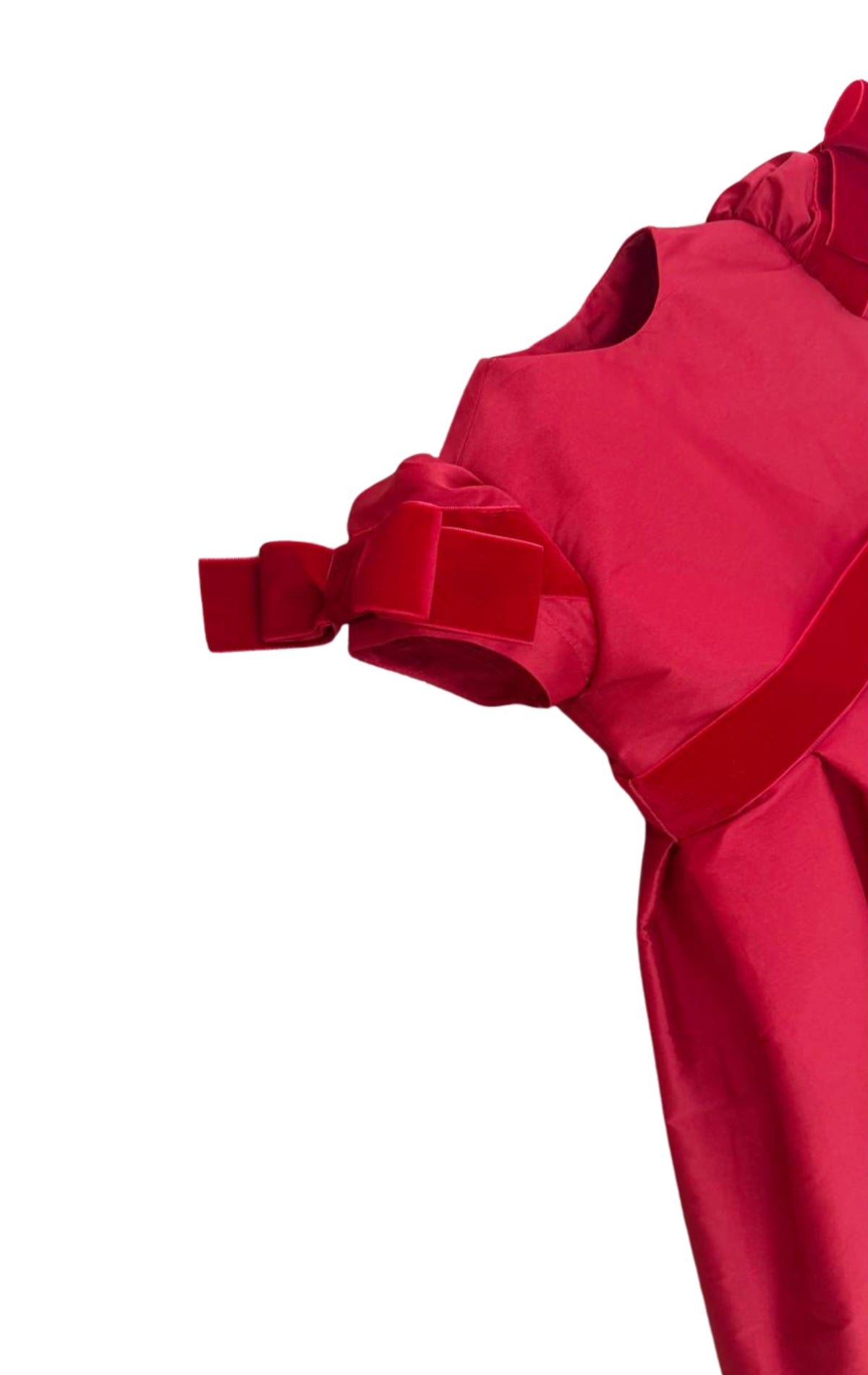 Vestido infantil tafetá vermelho Opera PRÉ-VENDA (ENVIO À PARTIR DE 30/10/2026)