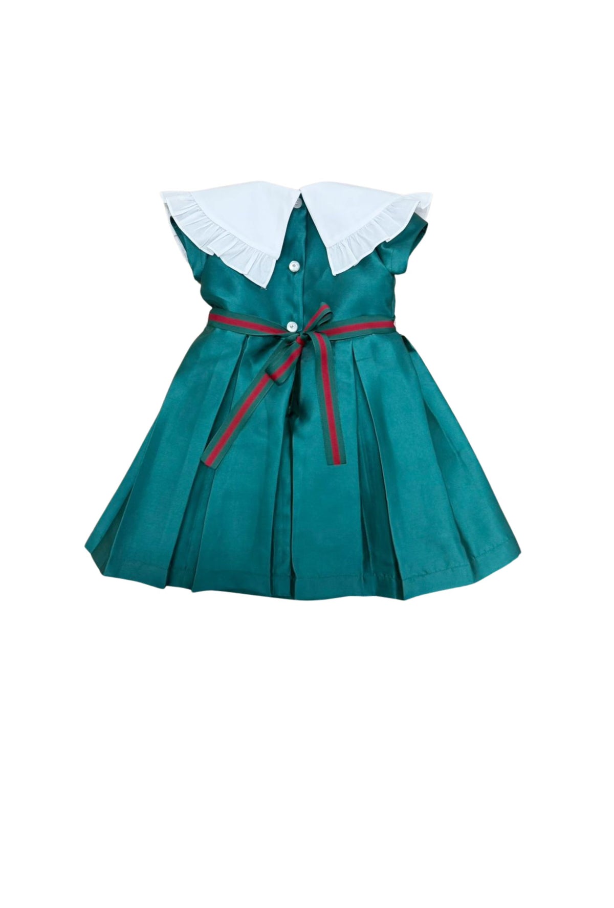 Vestido Zibeline verde Noel