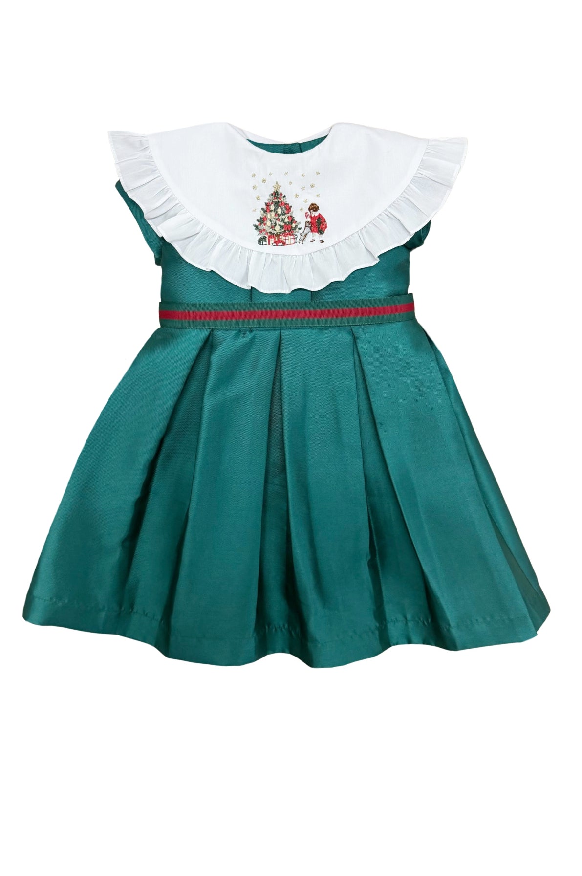 Vestido Zibeline verde Noel